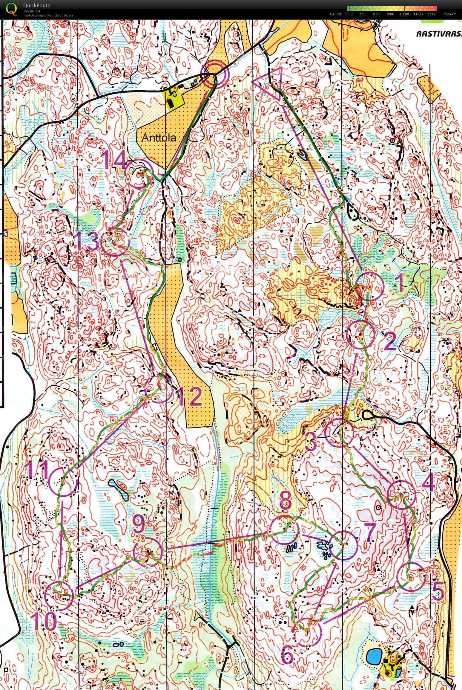 Iltarastit Sammalistossa (29/07/2013)