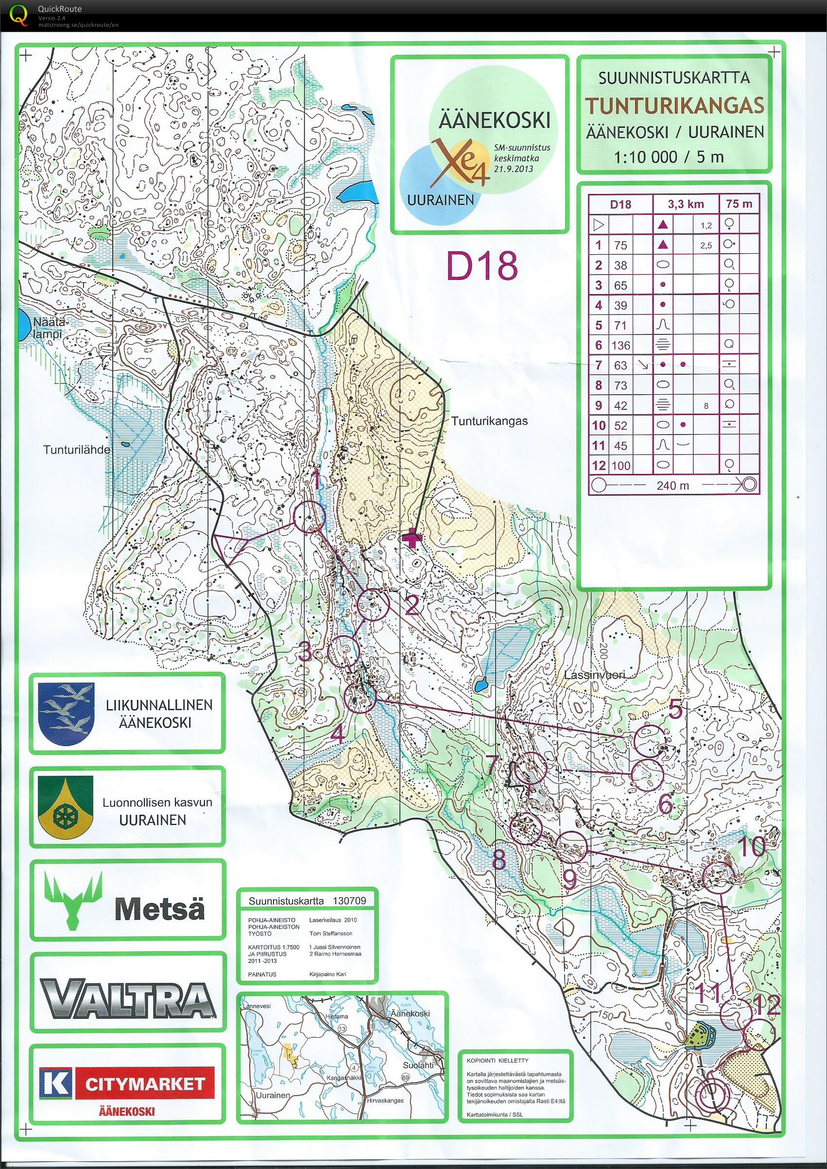 SM-keski D18 A-finaali (21/09/2013)