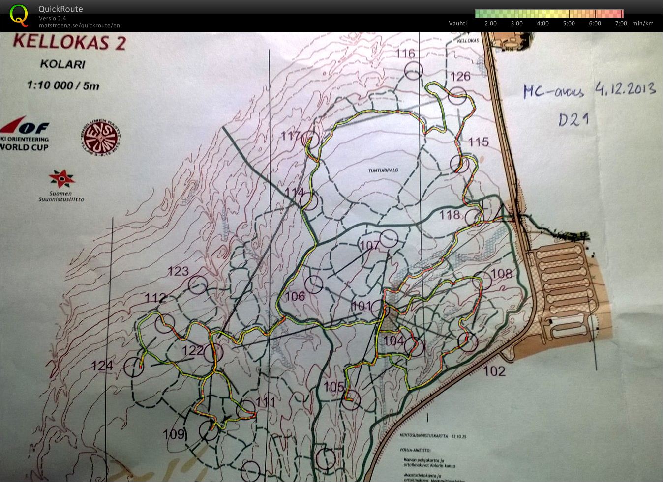 Ensilumen hisu Ylläksellä (05.12.2013)