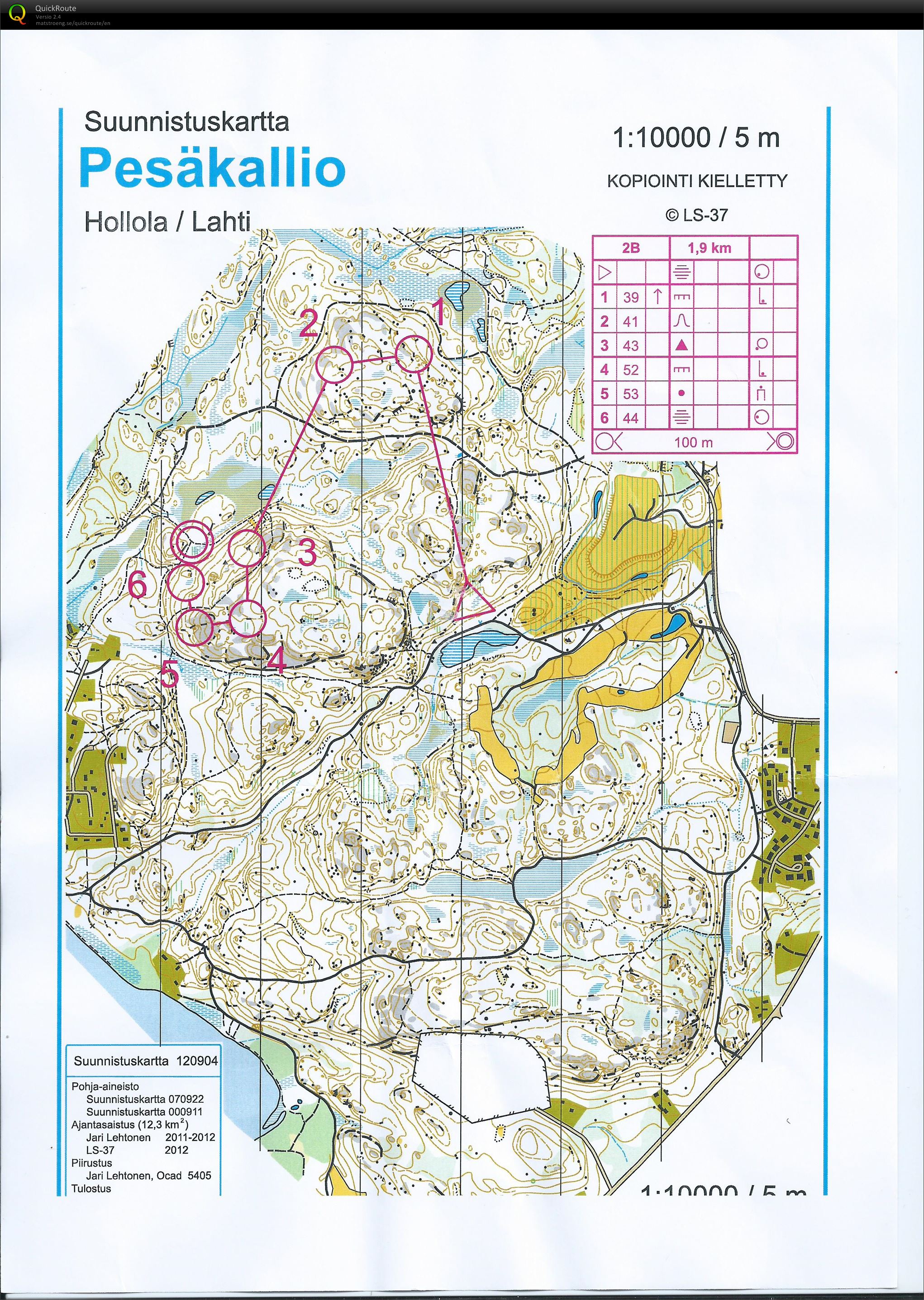 Jukola-treeni 2.veto (11/06/2014)